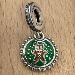 Pandora Gingerbread Man & Candy Cane Christmas Charm, S925 Silver Bracelets